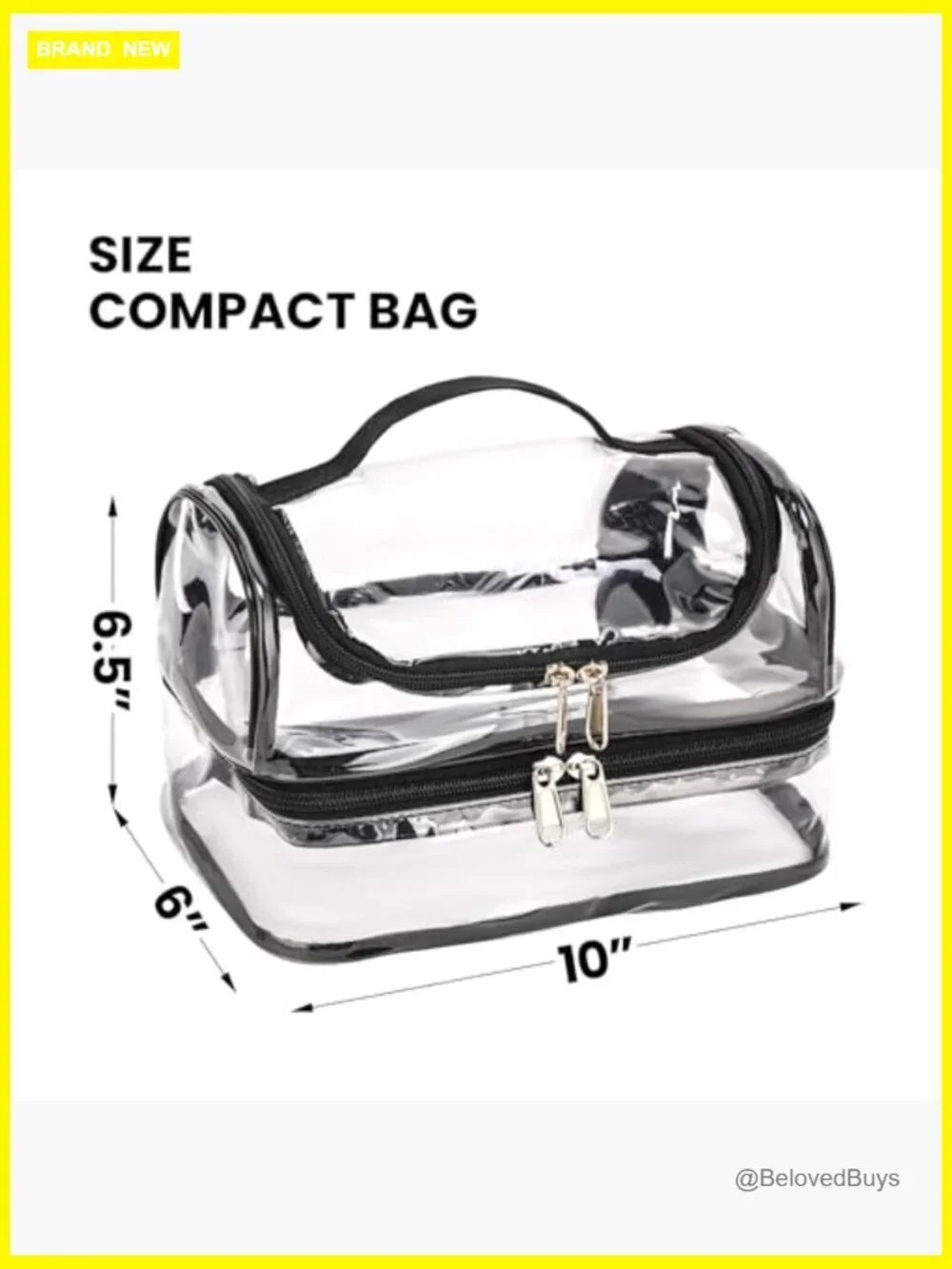 Clear Stadium Approved Lunch Bag Tote for Work or School
